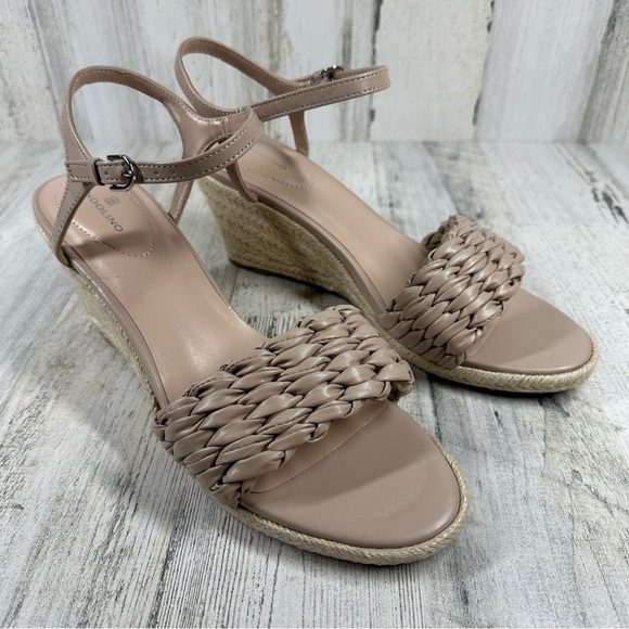 New Bandolino Womens Jingle 3 Faux Leather Ankle Strap Wedge Sandals #756 - Picture 5 of 10